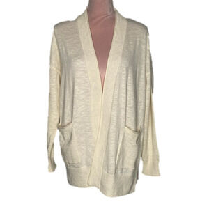 Madewell cotton blend summer cardigan.